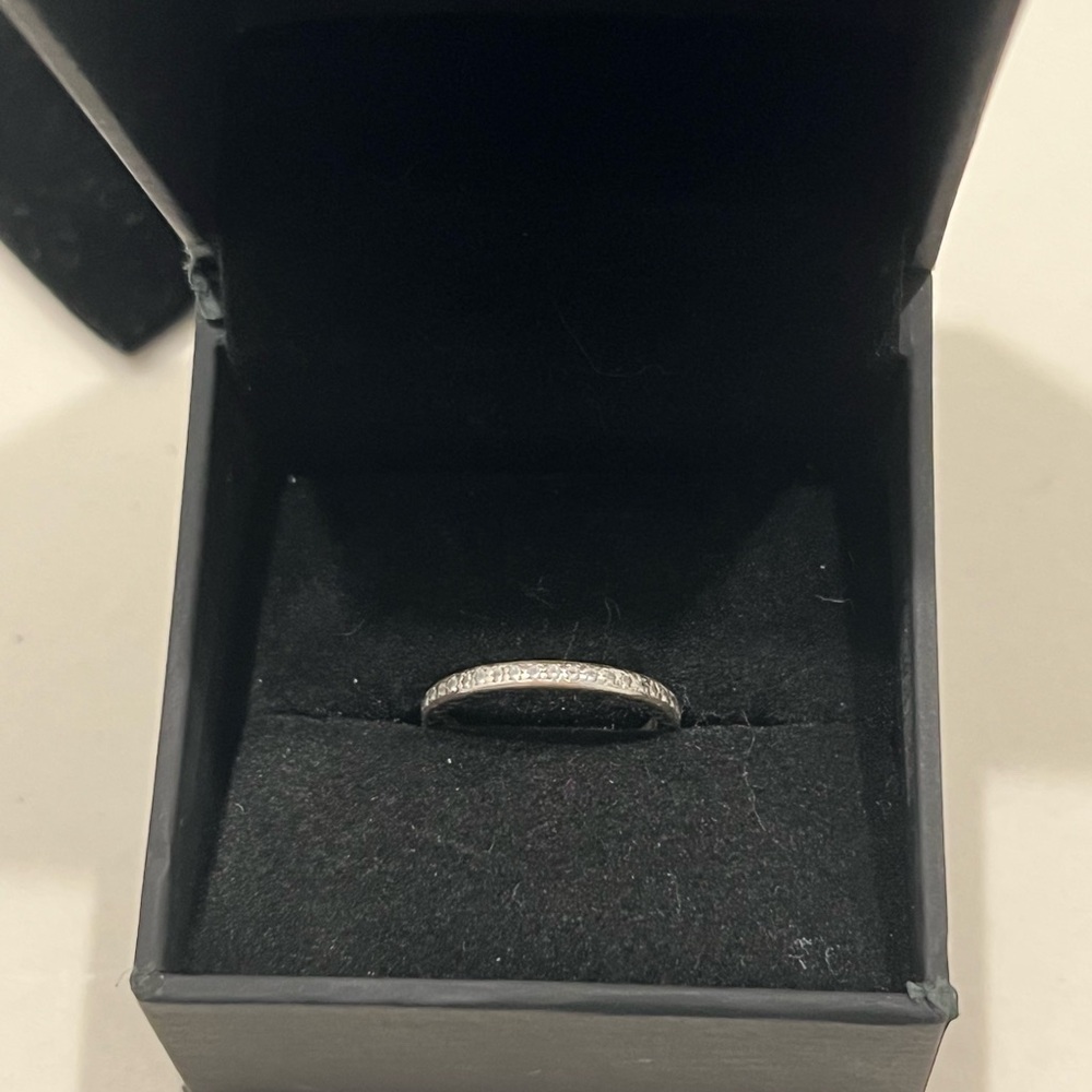 Elegant Silver Pandora Ring